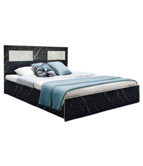 BED WILTON 5'0 BLACK/GREY ( 27556 )